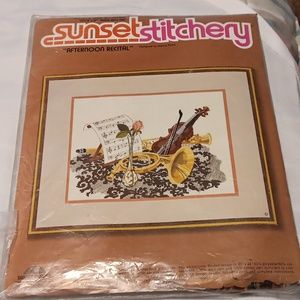 Sunset stitchery🙂